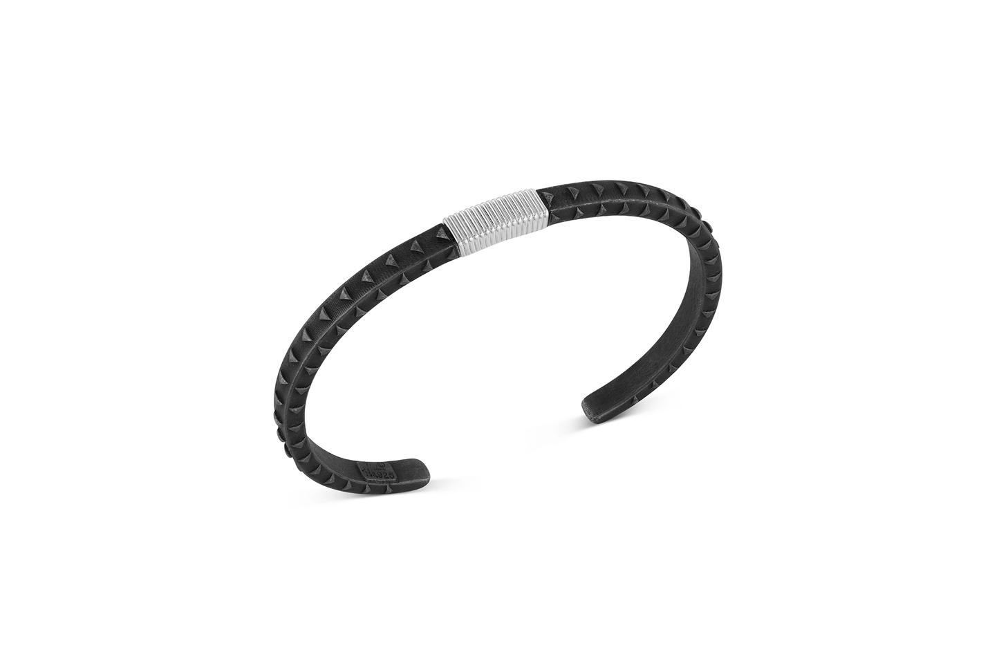 High Voltage Platinum Cuff Bracelet