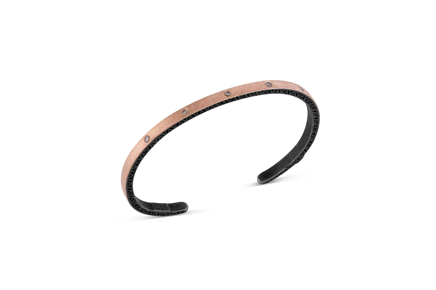 Champagne Diamond Cuff Bracelet