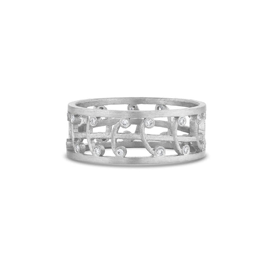 Platinum Twig Ring